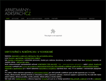 Tablet Screenshot of apartmany-adrspach.cz